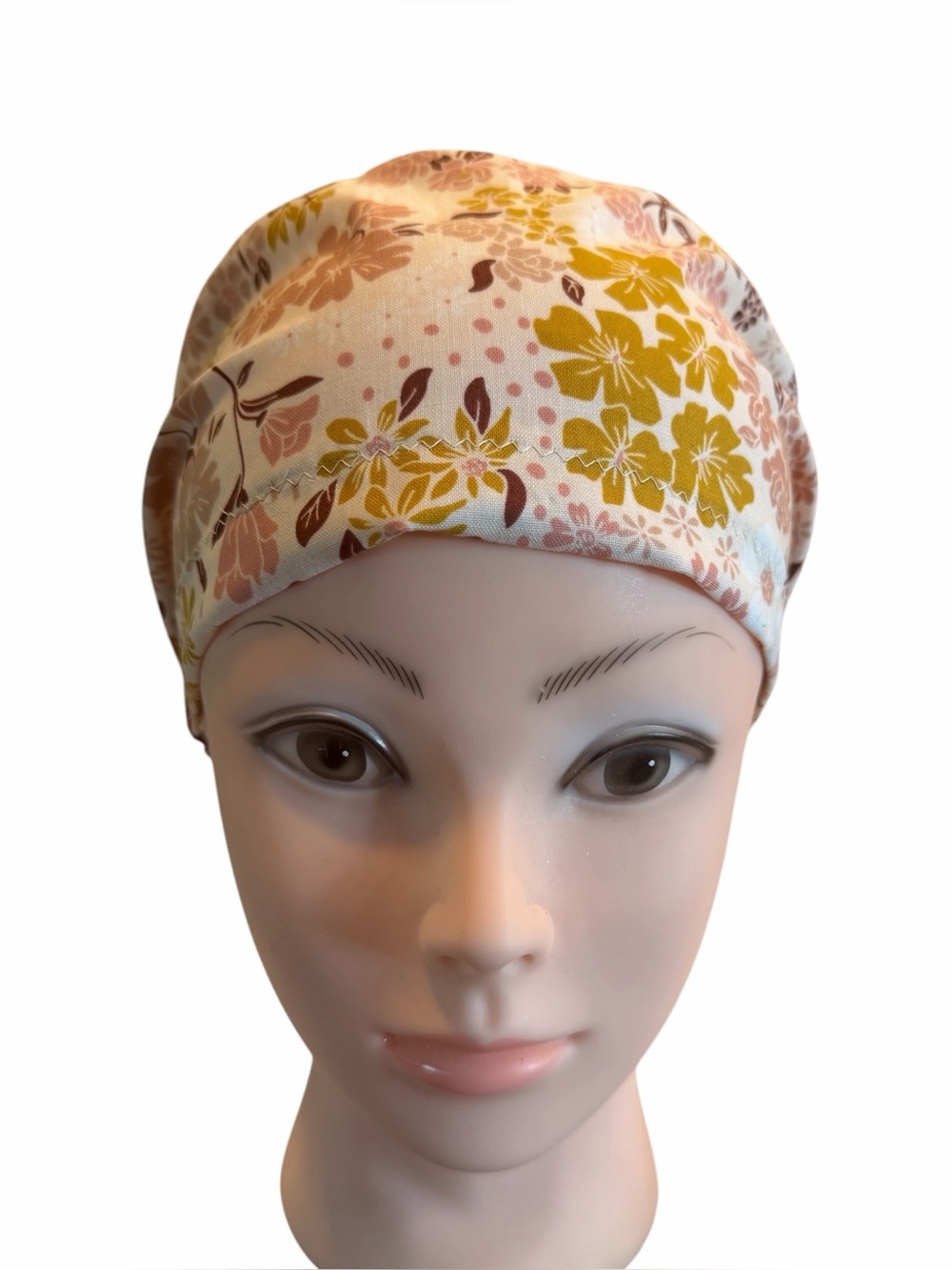 Medical Scrub Cap Fall Florals